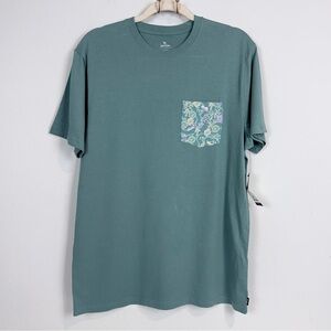 Rip Curl Sea Green Mushroom apart on My Pocket Tee S NWT